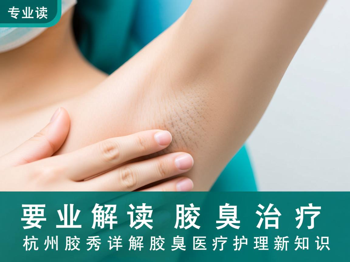 专业解读腋臭治疗，杭州腋秀详解腋臭医疗护理新知识