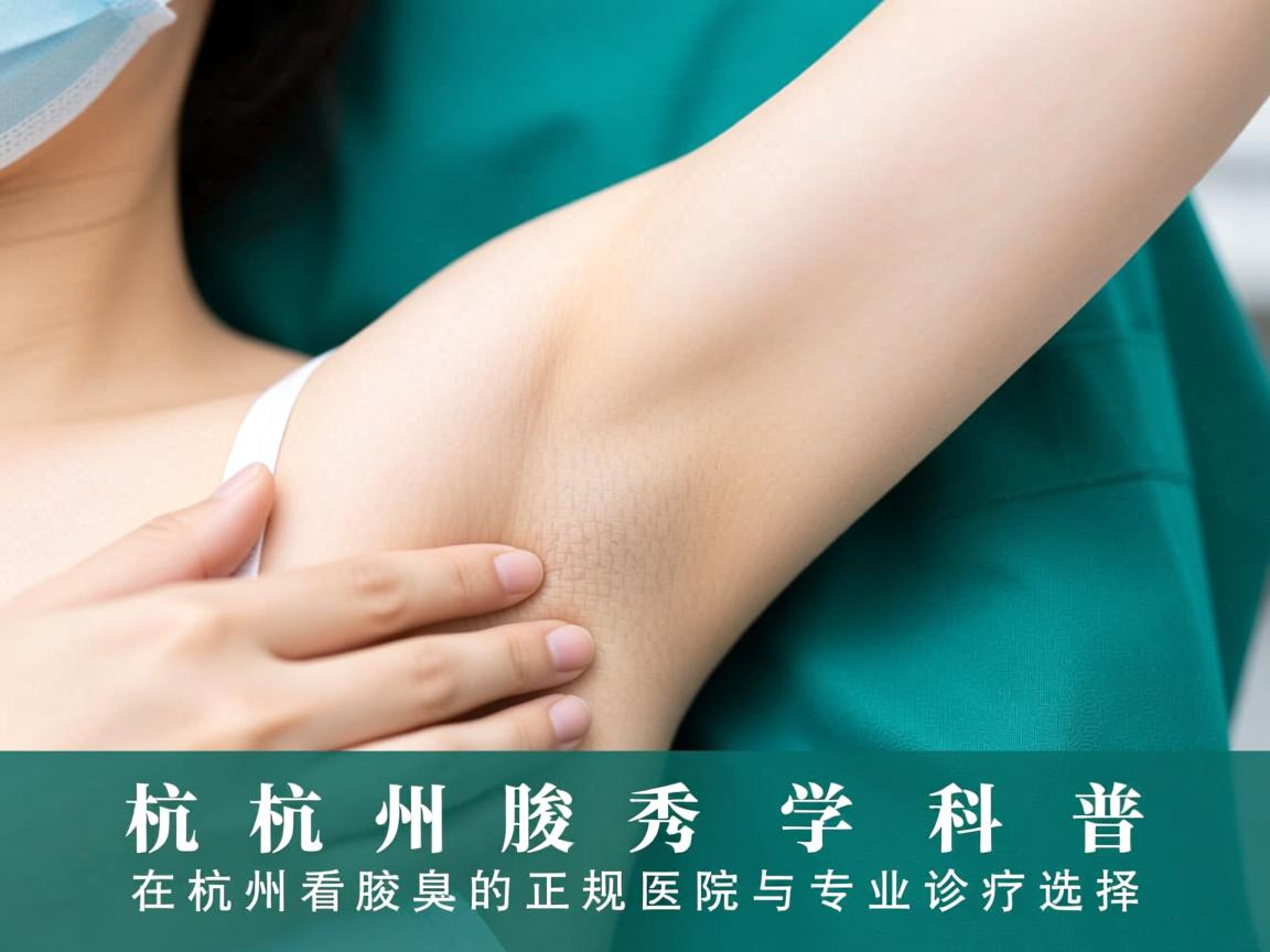 杭州腋秀科普，在杭州看腋臭的正规医院与专业诊疗选择