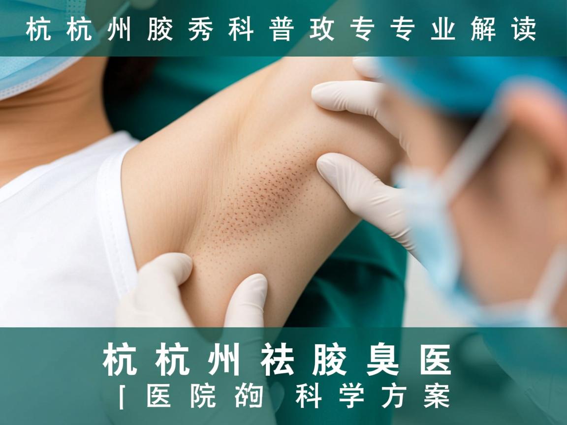 杭州腋秀科普,专业解读杭州祛腋臭医院的科学方案 杭州腋秀科普,专业解读杭州祛腋臭医院的科学方案
