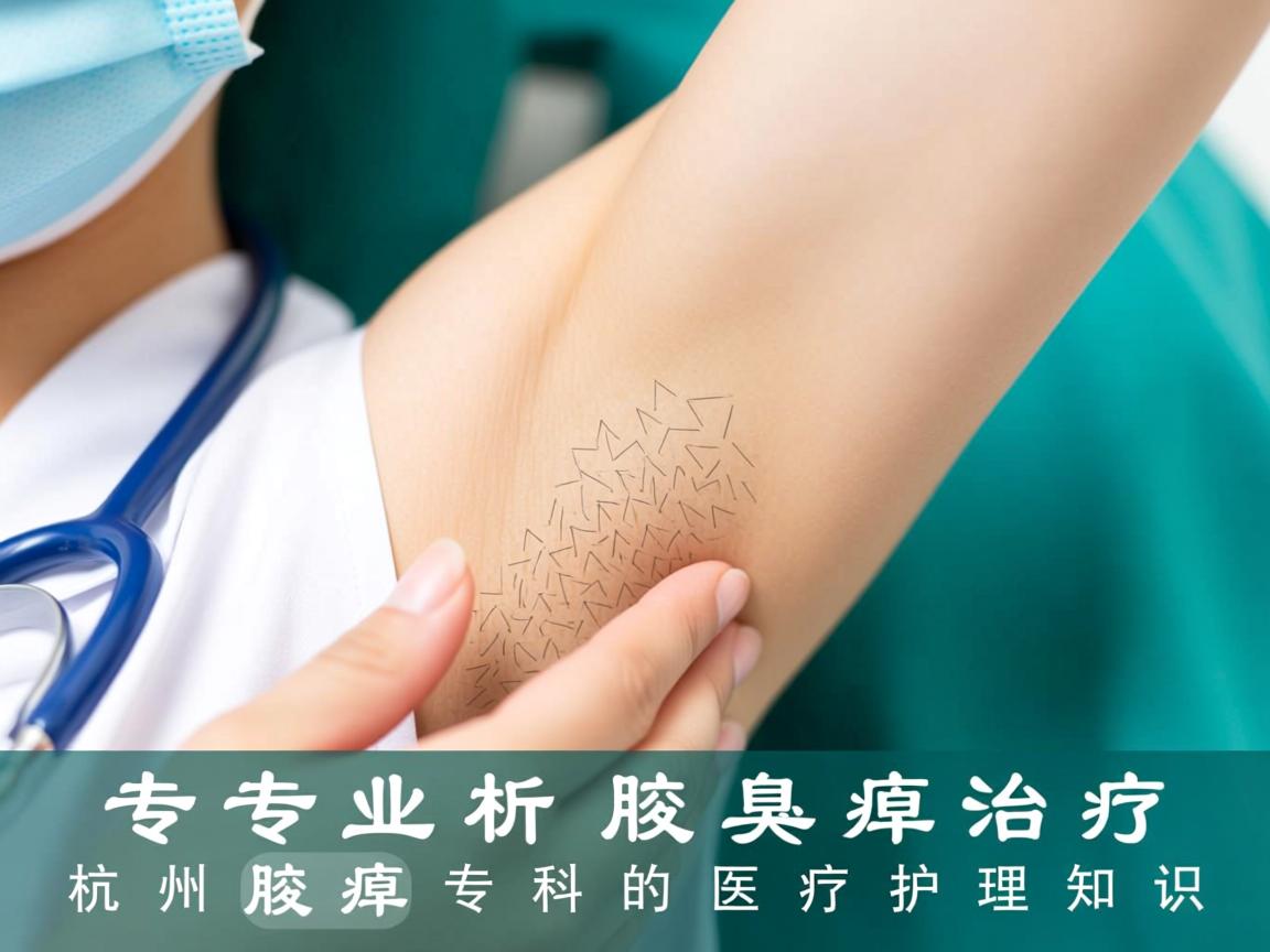 专业解析腋臭治疗，杭州腋臭专科的医疗护理知识