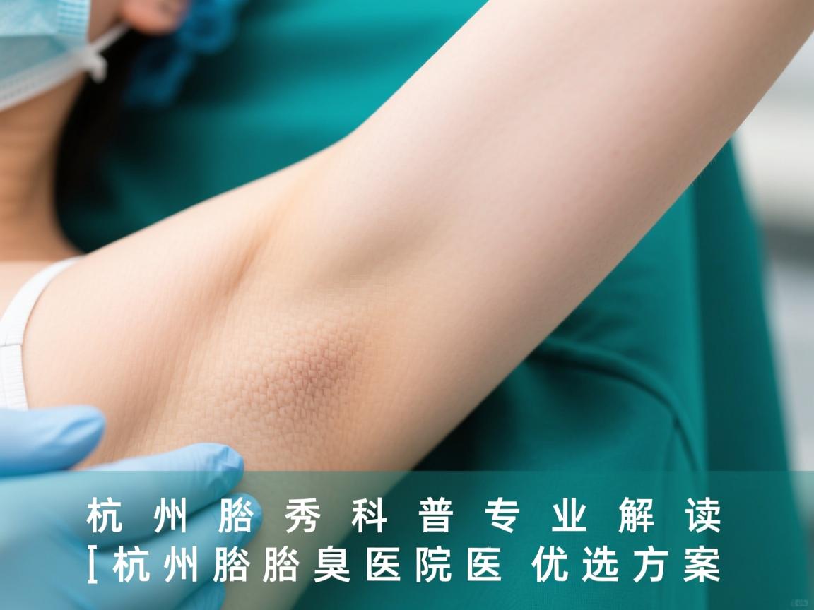 杭州腋秀科普，专业解读杭州腋臭医院的优选方案
