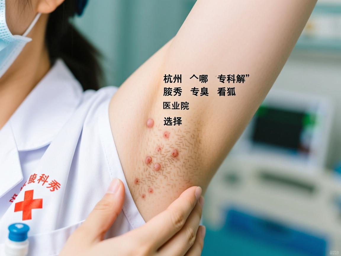 杭州腋秀腋臭专科解析，杭州哪个医院看狐臭，专业医院如何选择