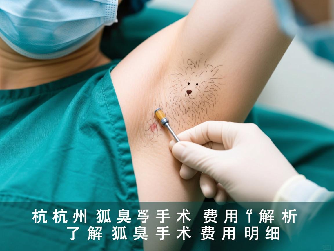 杭州狐臭手术费用解析，了解狐臭手术费用明细