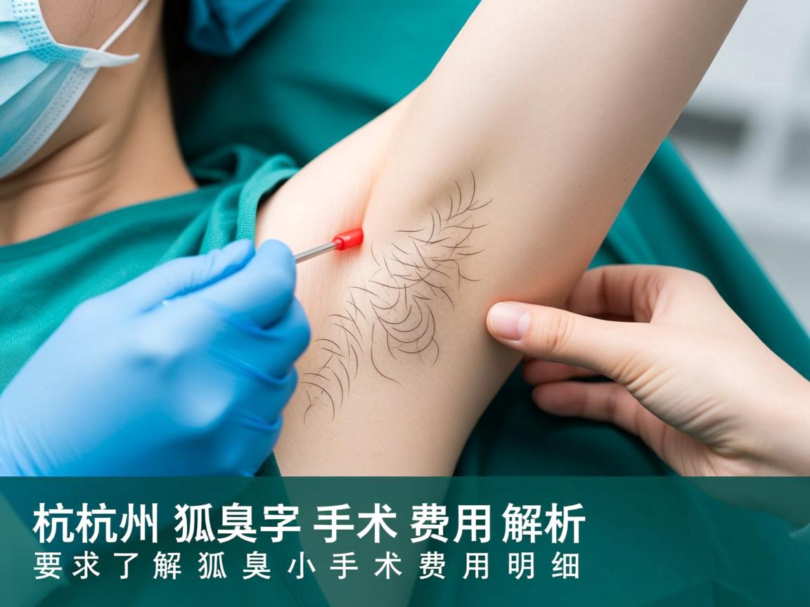 杭州狐臭手术费用解析，了解狐臭手术费用明细