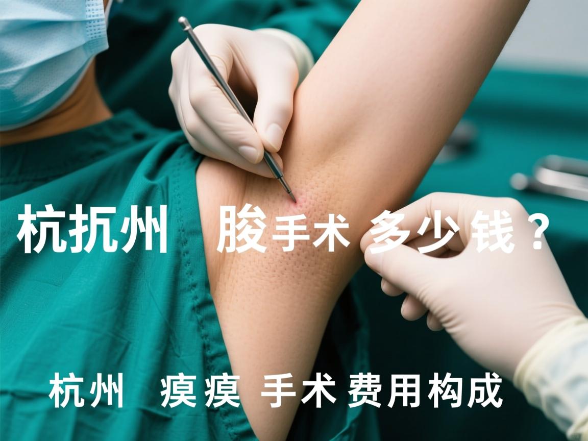杭州腋臭手术多少钱？详解杭州腋臭手术费用构成