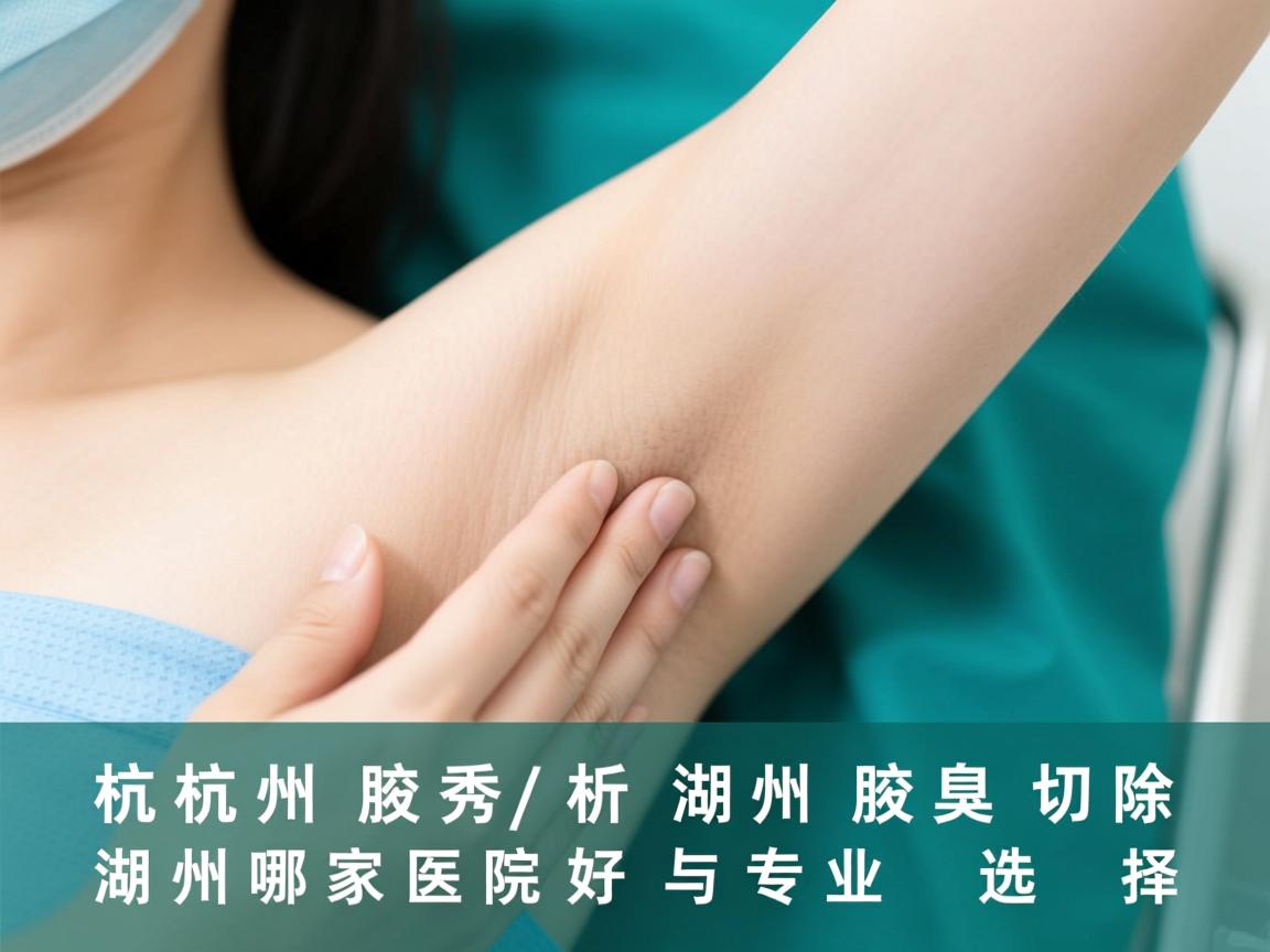 杭州腋秀解析，湖州腋臭切除，湖州哪家医院好与专业选择