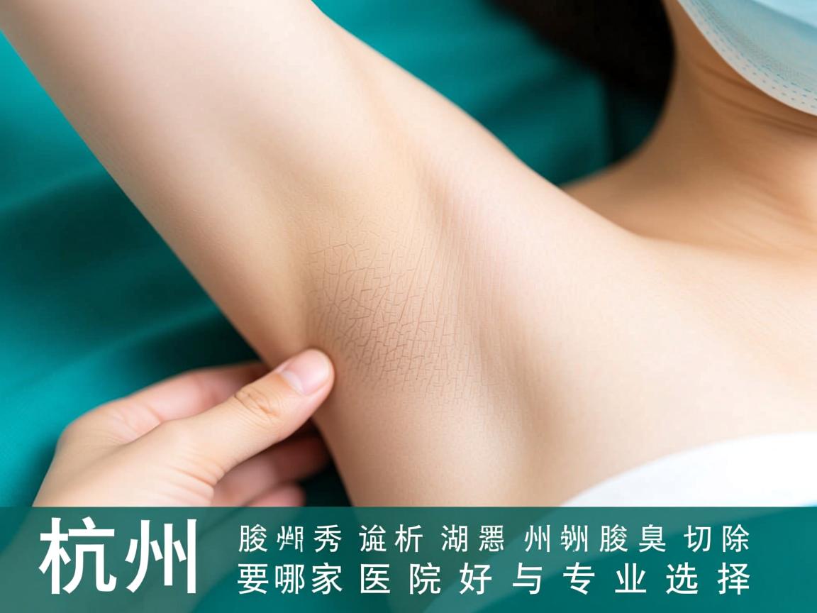杭州腋秀解析，湖州腋臭切除，湖州哪家医院好与专业选择