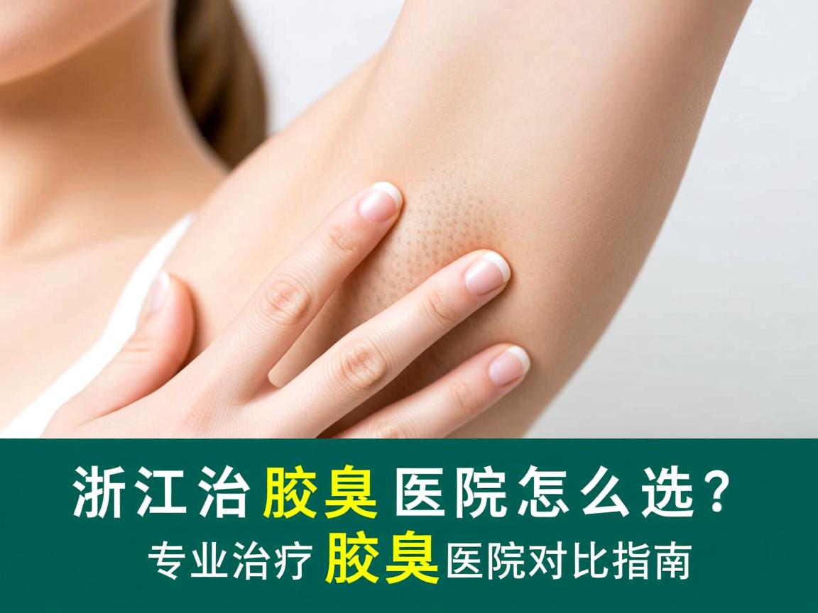 浙江治疗腋臭医院怎么选？专业治疗腋臭的医院对比指南