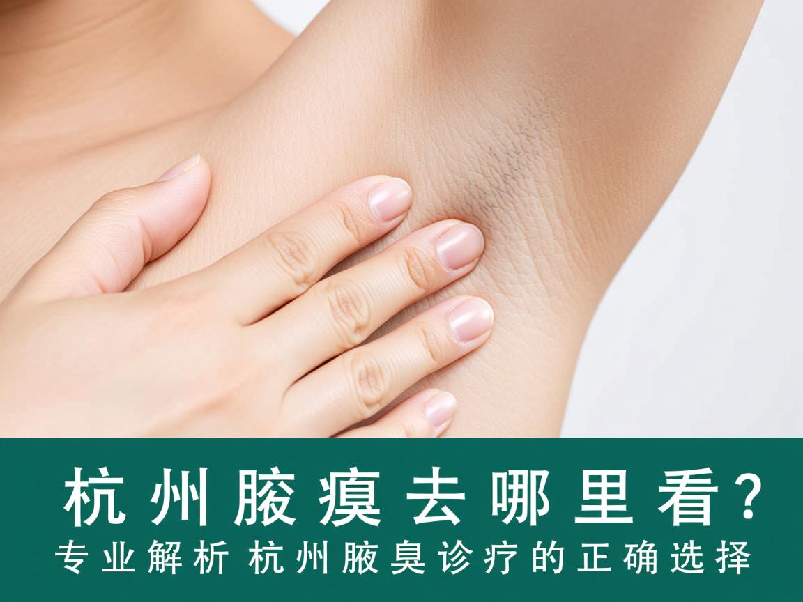 杭州腋臭去哪里看?专业解析杭州腋臭诊疗的正确选择 杭州腋臭去哪里看?专业解析杭州腋臭诊疗的正确选择