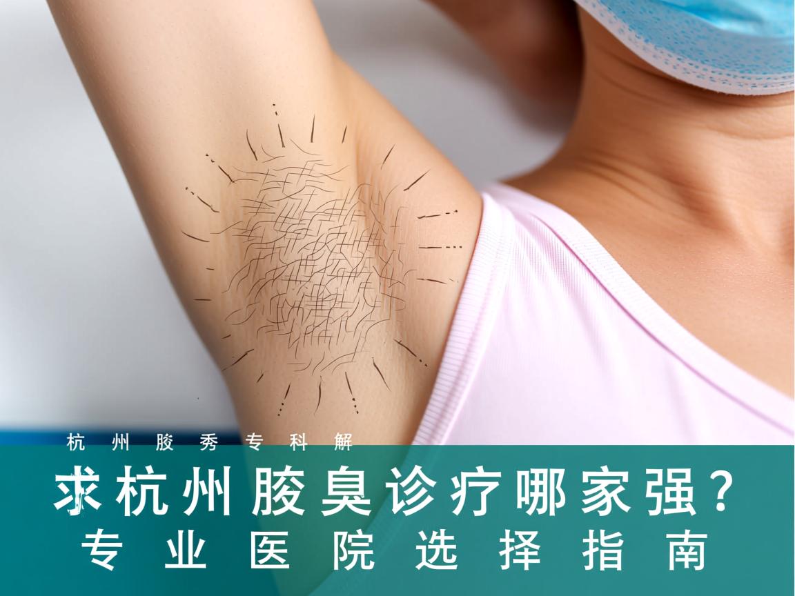杭州腋秀专科解析，杭州腋臭诊疗哪家强？专业医院选择指南
