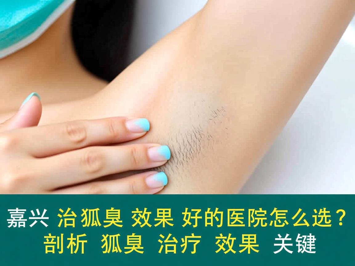 嘉兴治狐臭效果好的医院怎么选？剖析狐臭治疗效果关键