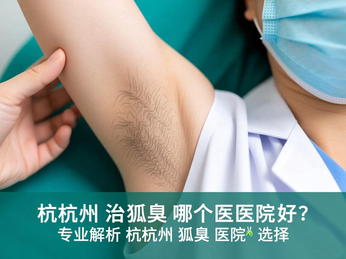 杭州治狐臭哪个医院好？专业解析杭州狐臭医院的选择