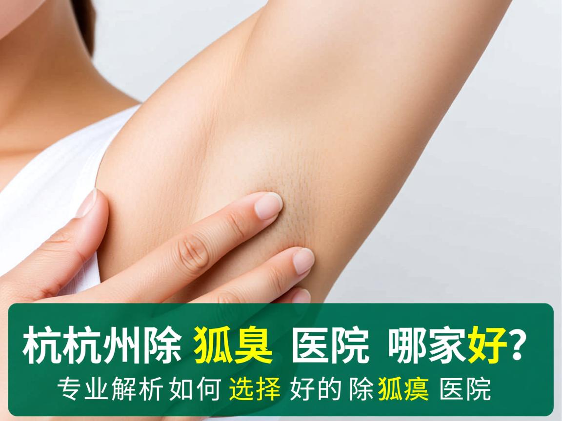 杭州除狐臭医院哪家好？专业解析如何选择好的除狐臭医院