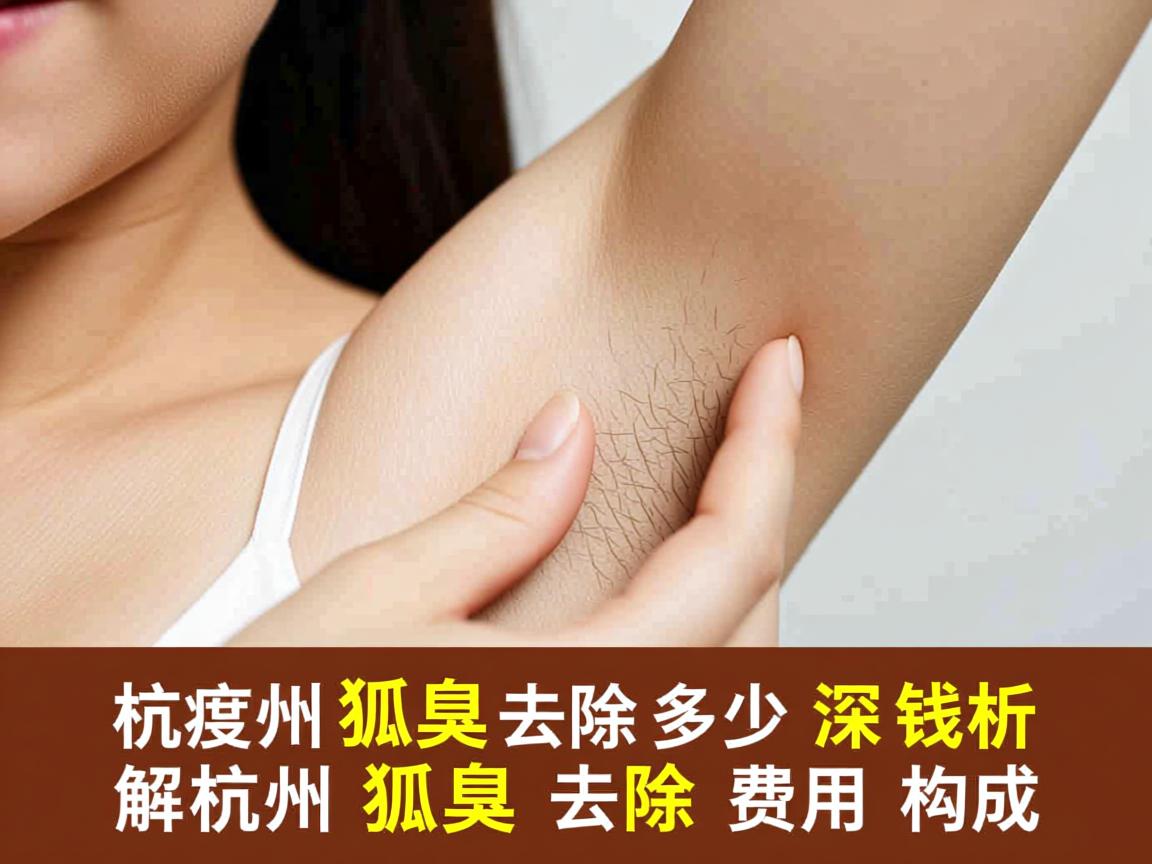杭州狐臭去除多少钱？深度解析杭州狐臭去除费用构成
