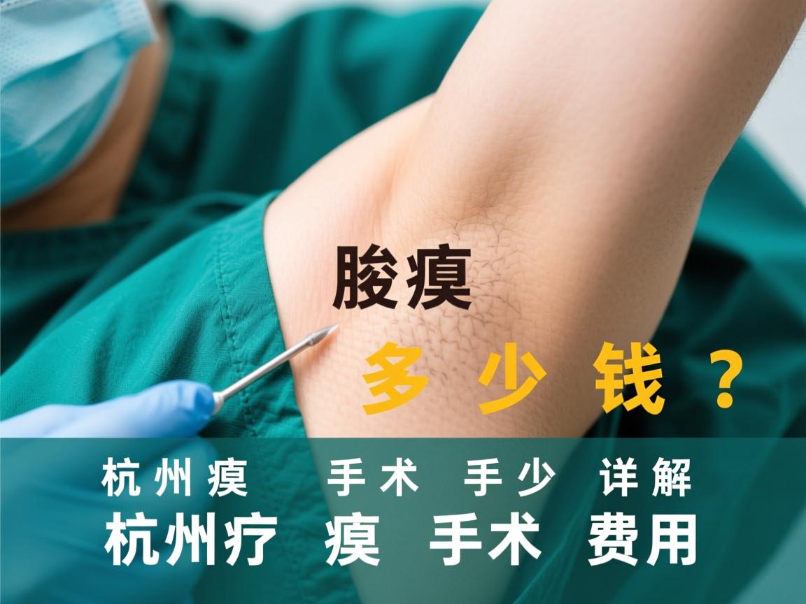 杭州腋臭手术多少钱？详解杭州腋臭手术费用