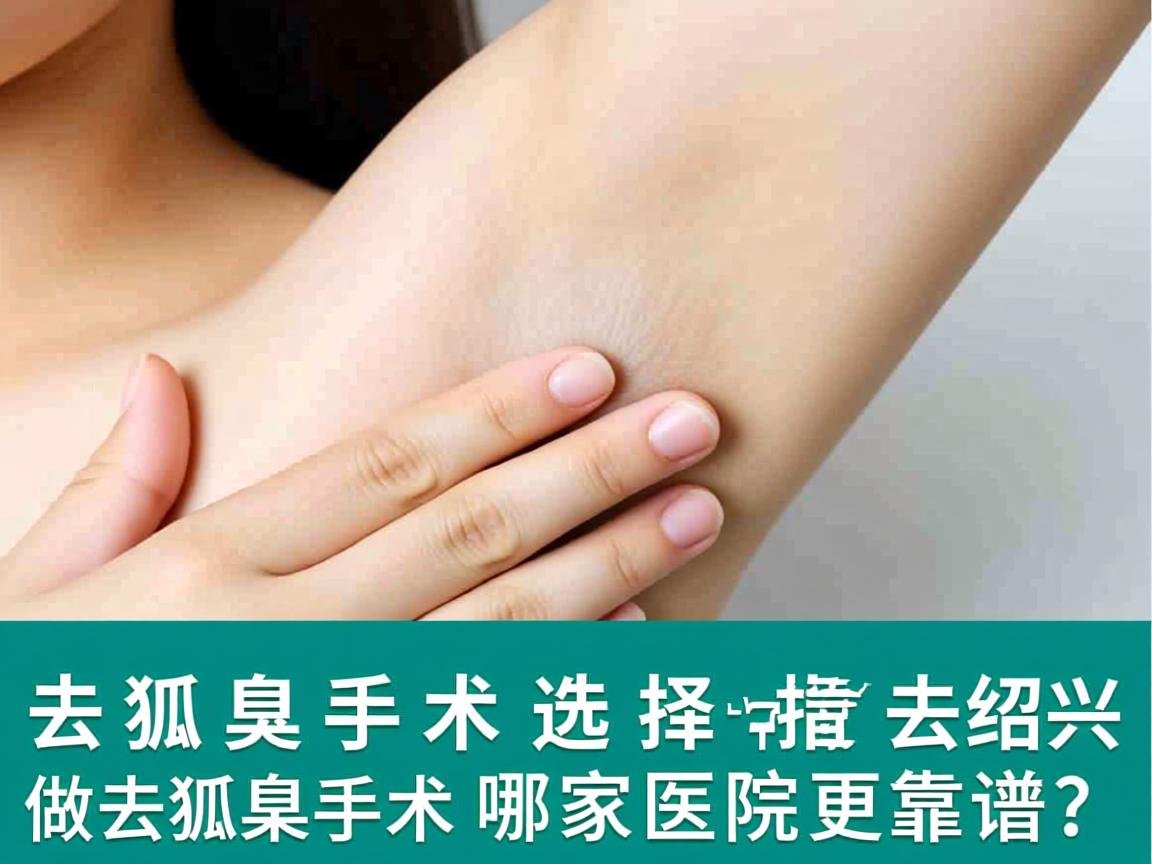 去狐臭手术选择指南，去绍兴做去狐臭手术哪家医院更靠谱？
