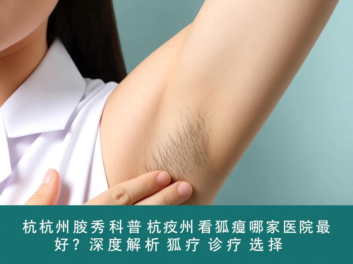 杭州腋秀科普，杭州看狐臭哪家医院最好？深度解析狐臭诊疗选择