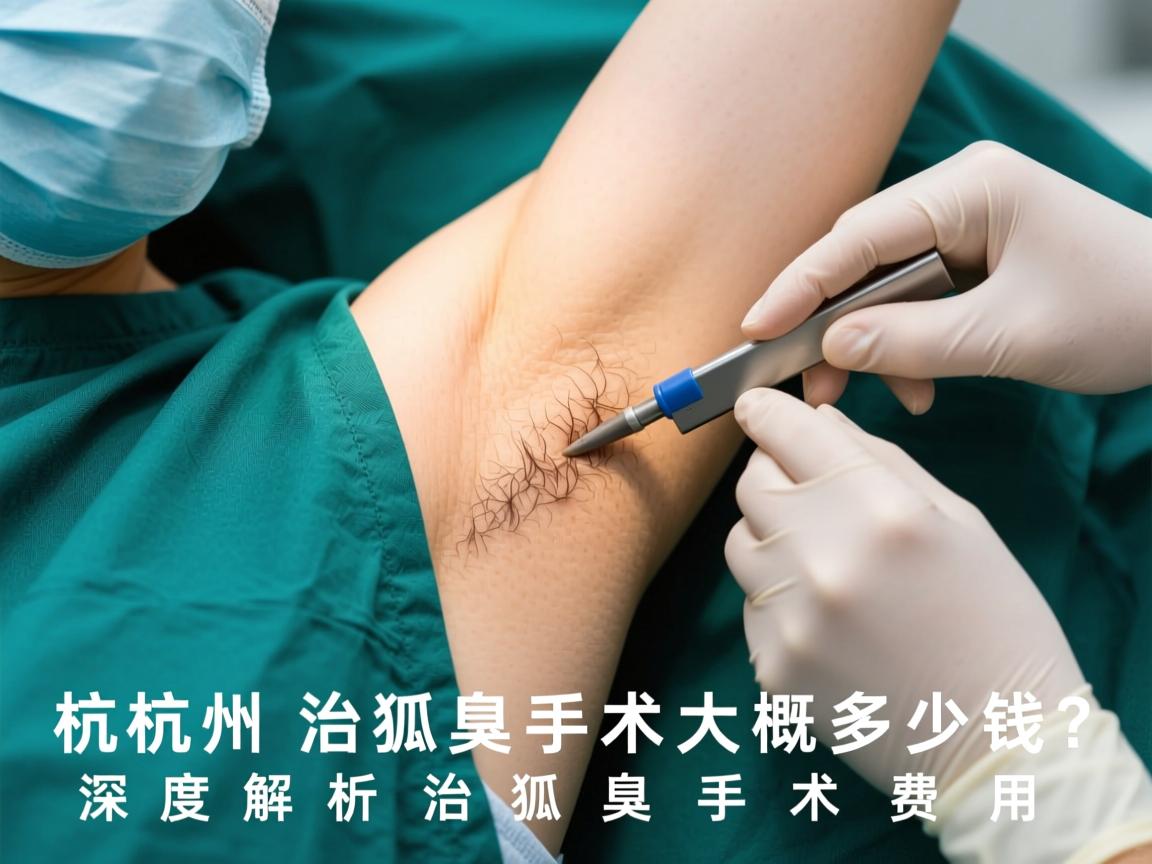 杭州治狐臭手术大概多少钱？深度解析治狐臭手术费用