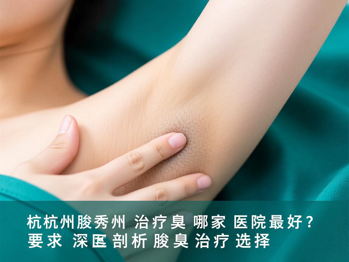 杭州腋秀解析,杭州治疗腋臭哪家医院最好?深度剖析腋臭治疗选择 杭州腋秀解析,杭州治疗腋臭哪家医院最好?深度剖析腋臭治疗选择