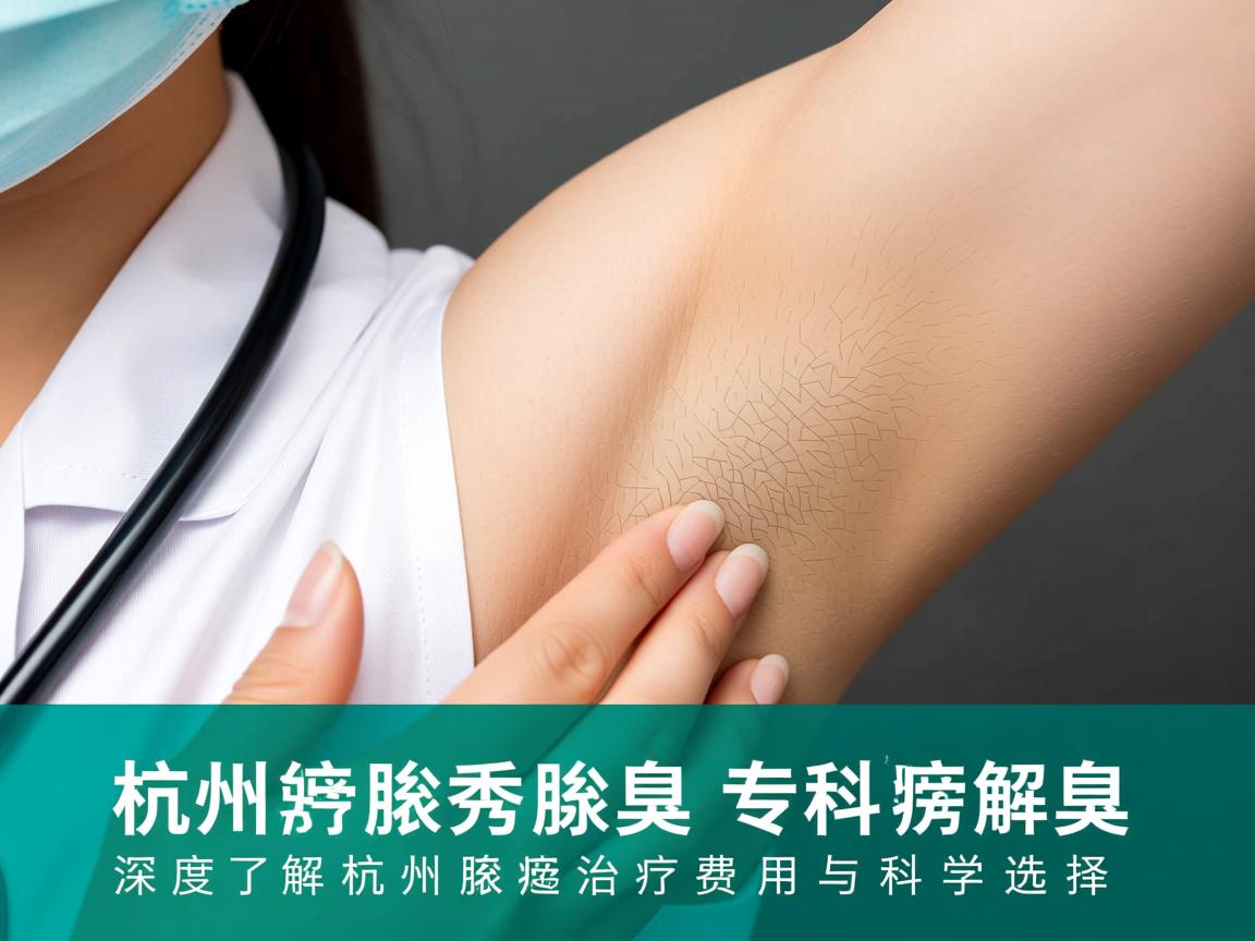 杭州腋秀腋臭专科解析，深度了解杭州腋臭治疗费用与科学选择