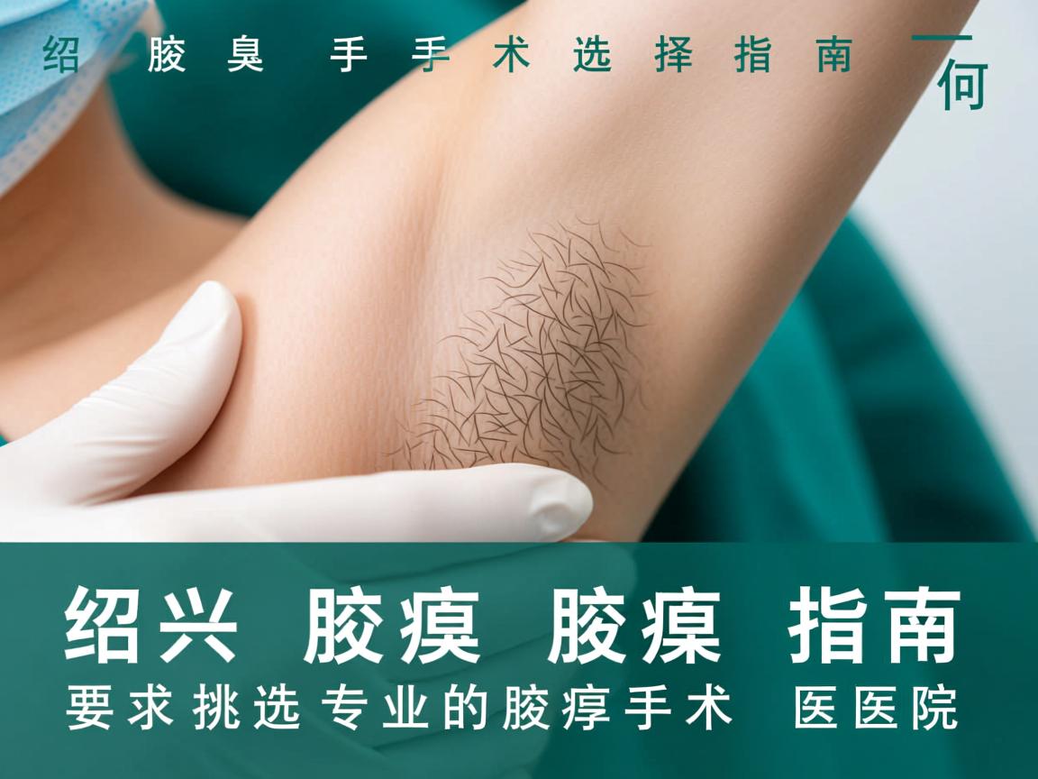 绍兴腋臭手术选择指南，如何挑选专业的腋臭手术医院
