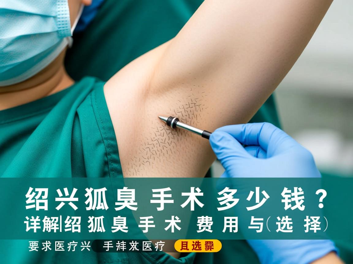 绍兴祛狐臭手术多少钱？详解绍兴狐臭手术费用与选择