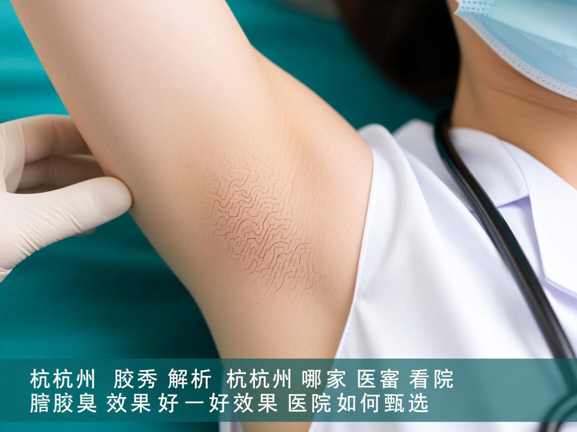 杭州腋秀解析，杭州哪家医院看腋臭效果好，好效果医院如何甄选