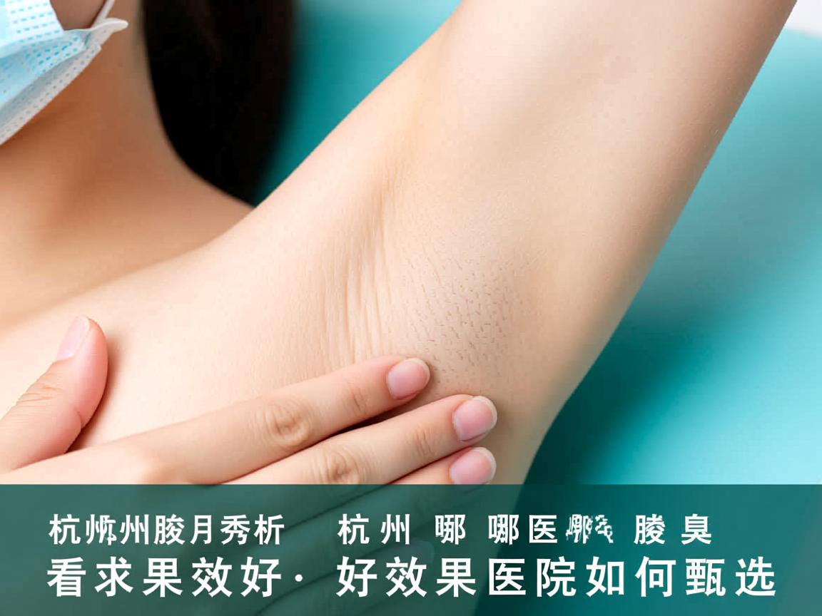 杭州腋秀解析，杭州哪家医院看腋臭效果好，好效果医院如何甄选