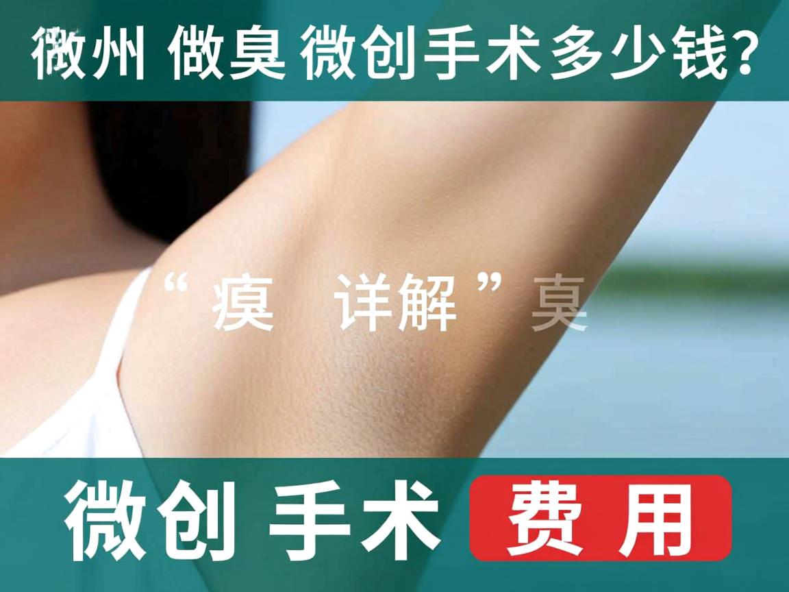 在湖州做腋臭微创手术多少钱?详解腋臭微创手术费用 在湖州做腋臭微创手术多少钱?详解腋臭微创手术费用