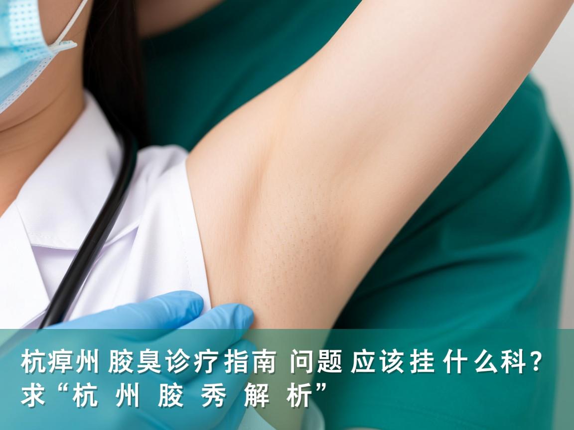 杭州腋臭诊疗指南,腋臭问题应该挂什么科?杭州腋秀解析 杭州腋臭诊疗指南,腋臭问题应该挂什么科?杭州腋秀解析
