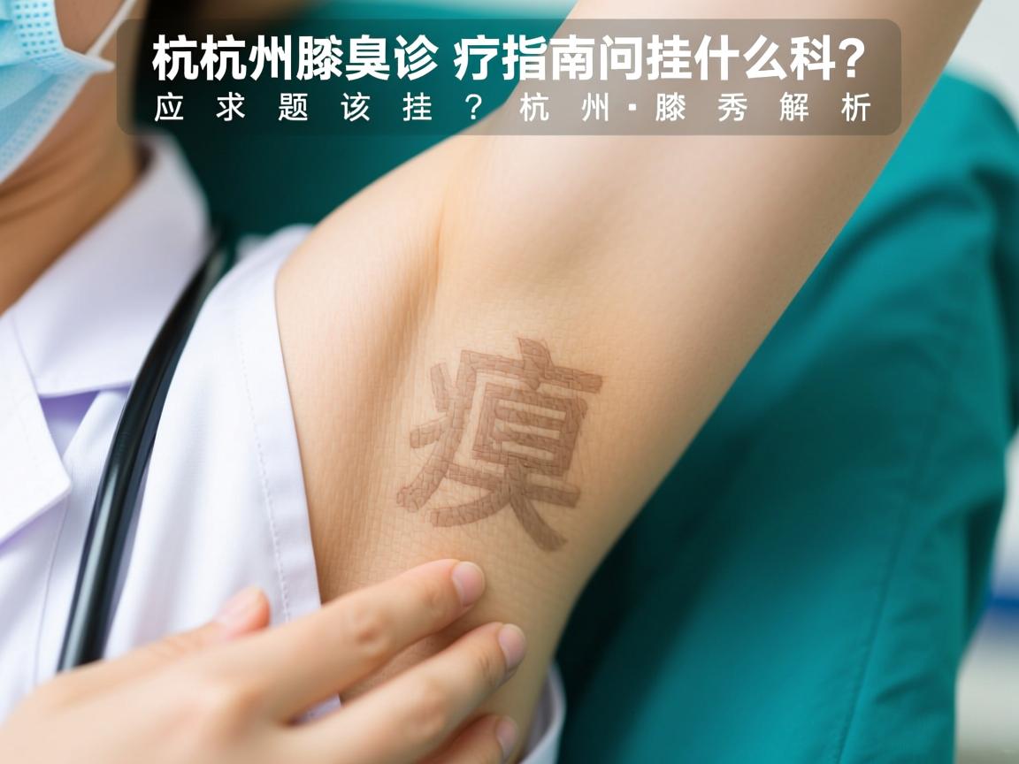 杭州腋臭诊疗指南,腋臭问题应该挂什么科?杭州腋秀解析 杭州腋臭诊疗指南,腋臭问题应该挂什么科?杭州腋秀解析