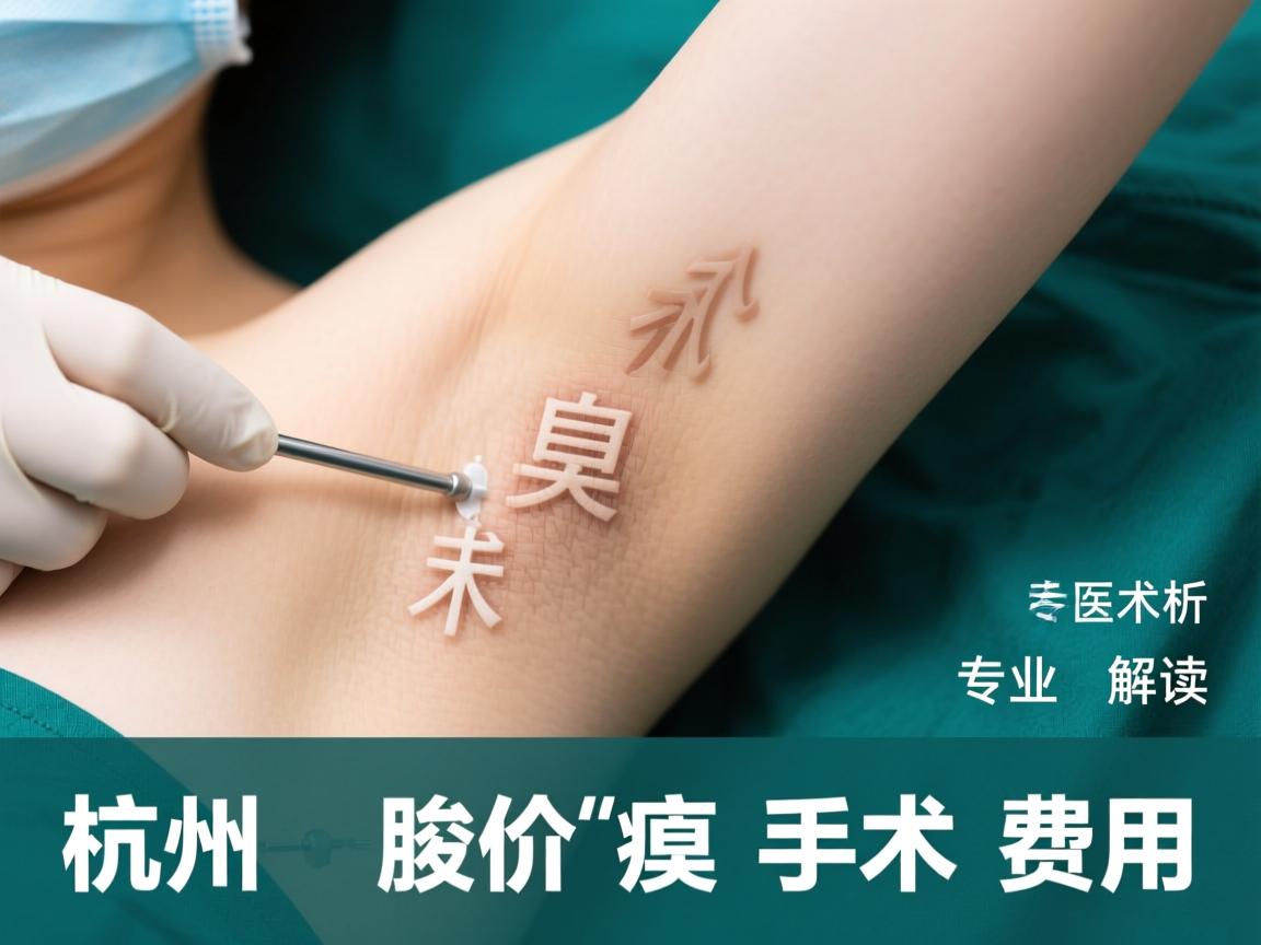 杭州腋臭手术价格解析,专业解读杭州腋臭手术费用 杭州腋臭手术价格解析,专业解读杭州腋臭手术费用