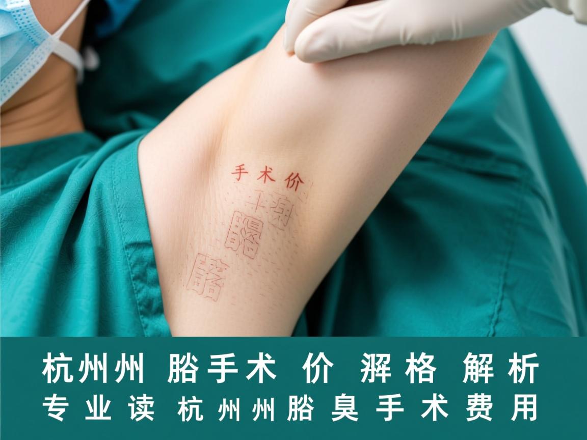 杭州腋臭手术价格解析,专业解读杭州腋臭手术费用 杭州腋臭手术价格解析,专业解读杭州腋臭手术费用