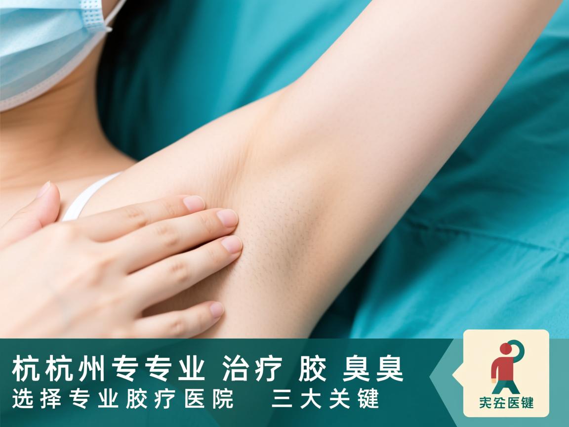 杭州专业治疗腋臭，选择专业腋臭医院的三大关键