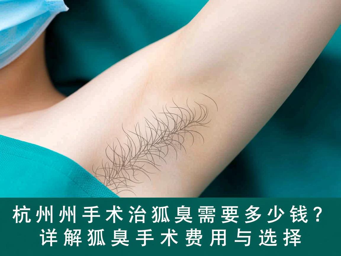 杭州手术治狐臭需要多少钱?详解狐臭手术费用与选择 杭州手术治狐臭需要多少钱?详解狐臭手术费用与选择