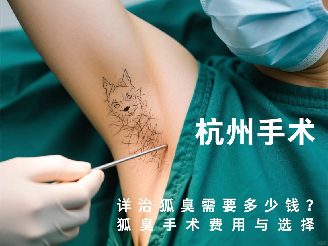 杭州手术治狐臭需要多少钱?详解狐臭手术费用与选择 杭州手术治狐臭需要多少钱?详解狐臭手术费用与选择