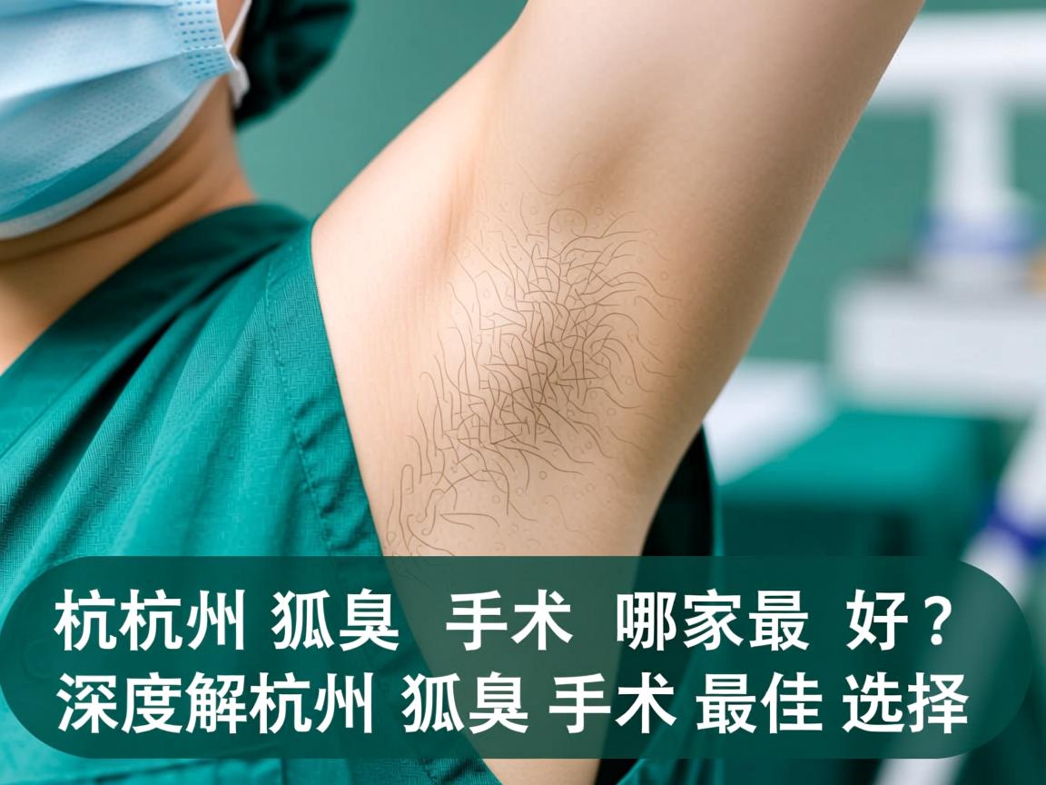杭州狐臭手术哪家最好?深度解析杭州狐臭手术最佳选择 杭州狐臭手术哪家最好?深度解析杭州狐臭手术最佳选择