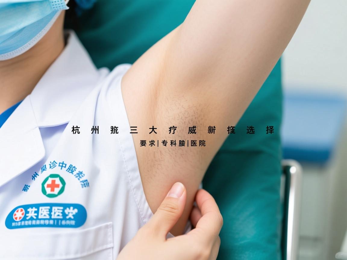 杭州腋臭诊疗新选择,聚焦杭州三大权威腋臭专科医院 杭州腋臭诊疗新选择,聚焦杭州三大权威腋臭专科医院