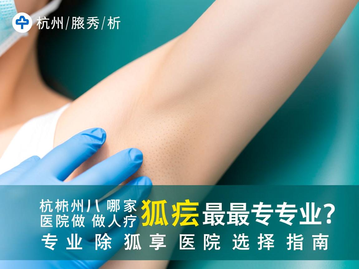 杭州腋秀解析,杭州哪家医院做狐臭最专业?专业除狐臭医院选择指南 杭州腋秀解析,杭州哪家医院做狐臭最专业?专业除狐臭医院选择指南