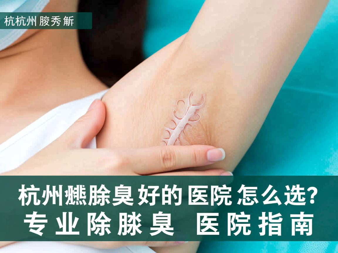 杭州腋秀解析,杭州除腋臭好的医院怎么选?专业除腋臭医院指南 杭州腋秀解析,杭州除腋臭好的医院怎么选?专业除腋臭医院指南