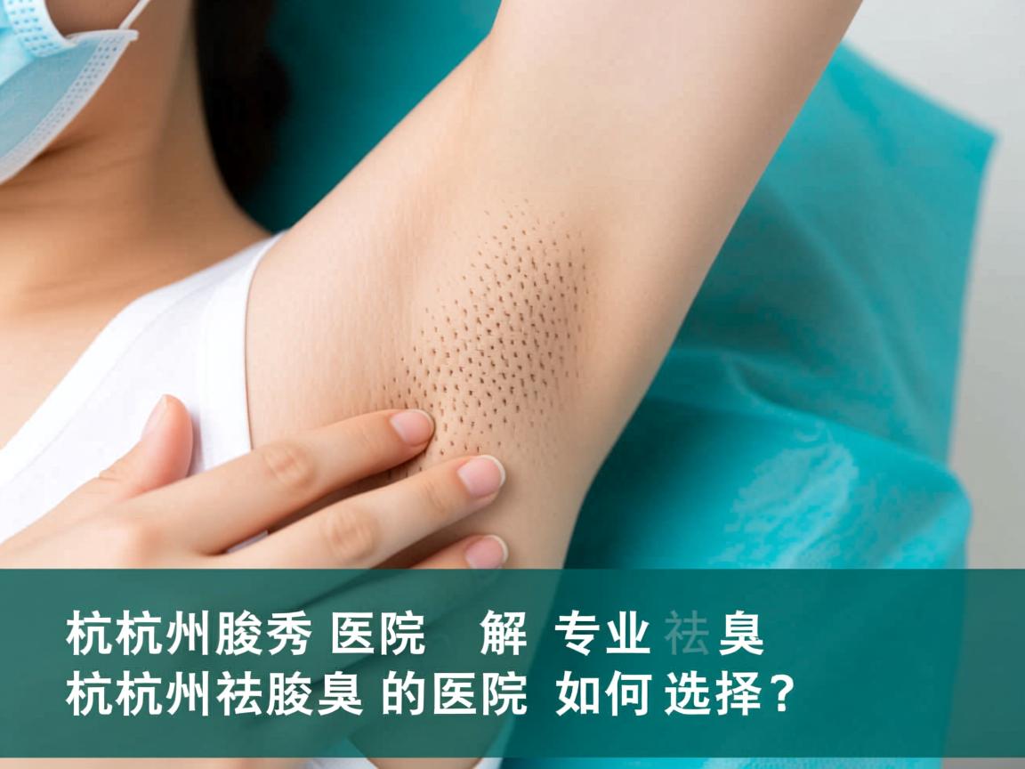 杭州腋秀医院解析,专业祛腋臭,杭州祛腋臭的医院如何选择? 杭州腋秀医院解析,专业祛腋臭,杭州祛腋臭的医院如何选择?