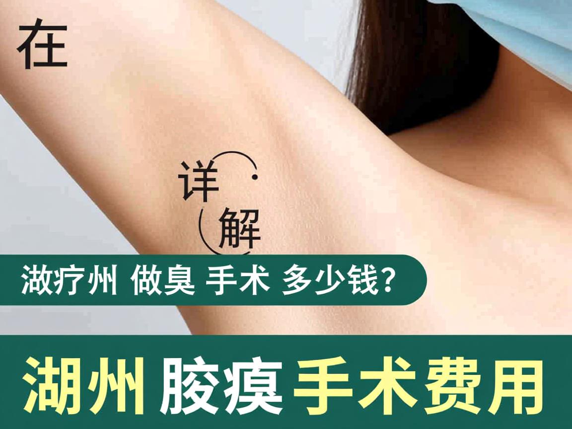 在湖州做腋臭手术多少钱？详解湖州腋臭手术费用