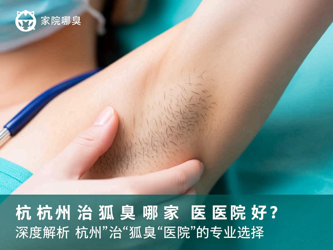 杭州治狐臭哪家医院好？深度解析杭州治狐臭医院的专业选择