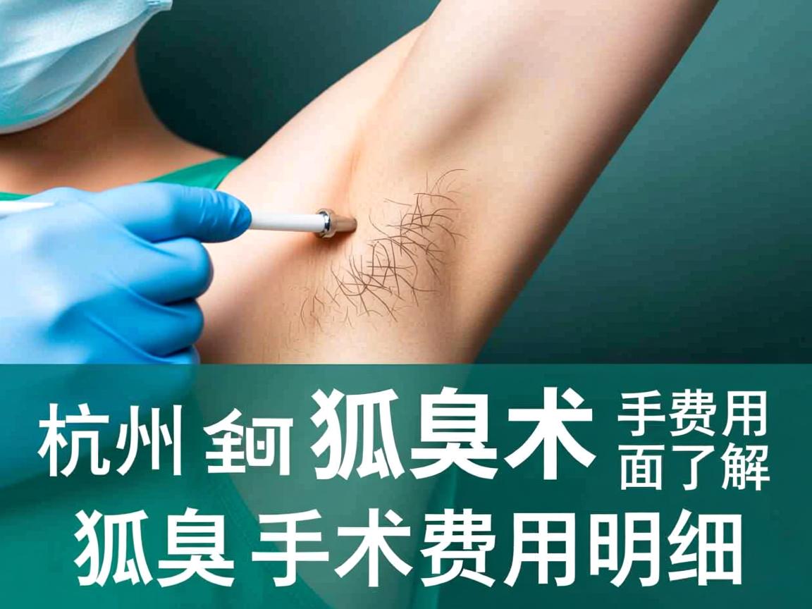 杭州狐臭手术费用解析,全面了解狐臭手术费用明细 杭州狐臭手术费用解析,全面了解狐臭手术费用明细