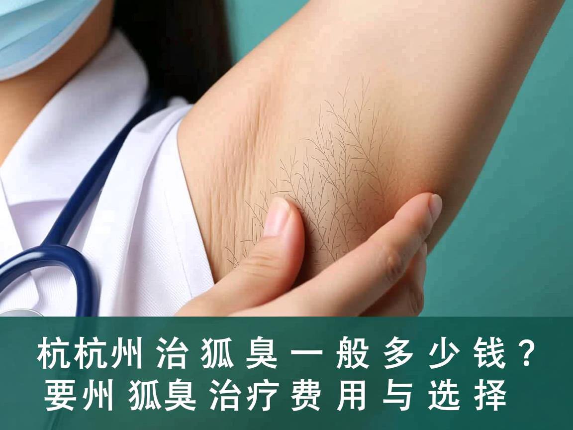 杭州治狐臭一般多少钱?详解杭州狐臭治疗费用与选择 杭州治狐臭一般多少钱?详解杭州狐臭治疗费用与选择
