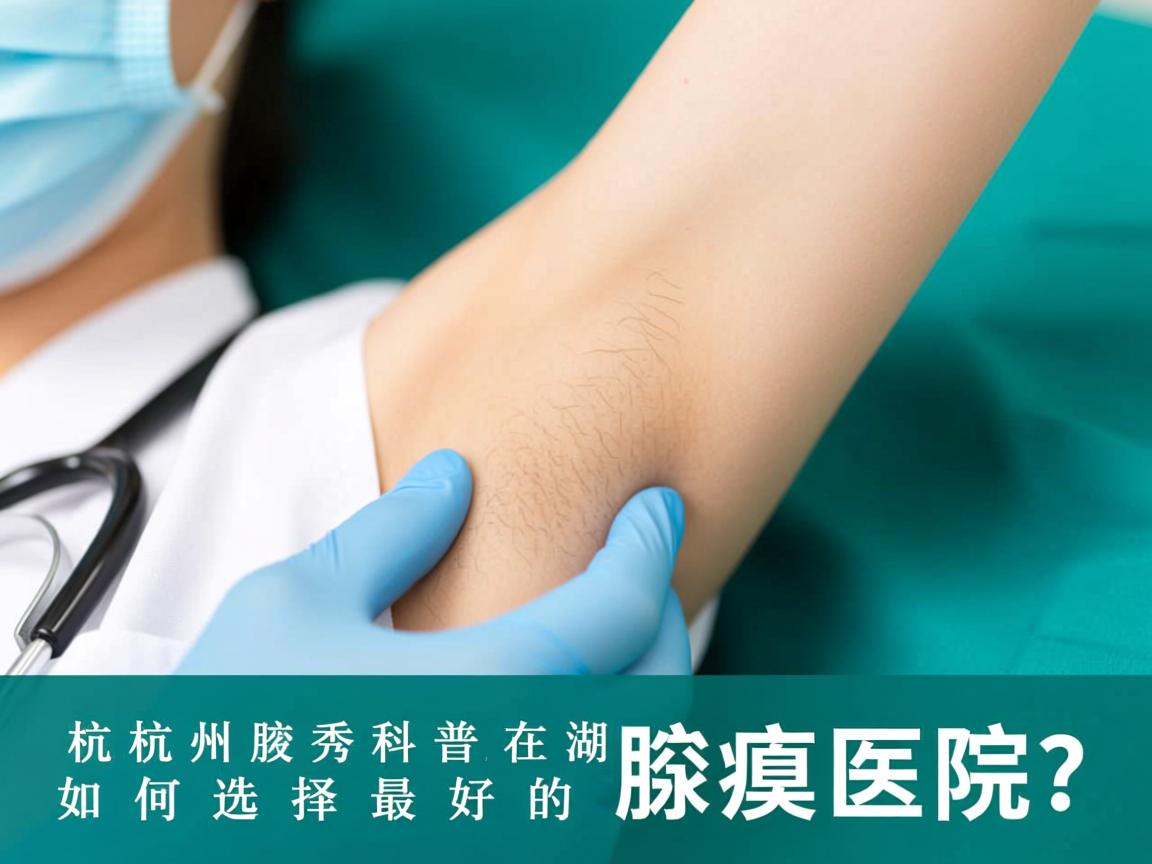 杭州腋秀科普,在湖州治疗腋臭,如何选择最好的腋臭医院? 杭州腋秀科普,在湖州治疗腋臭,如何选择最好的腋臭医院?