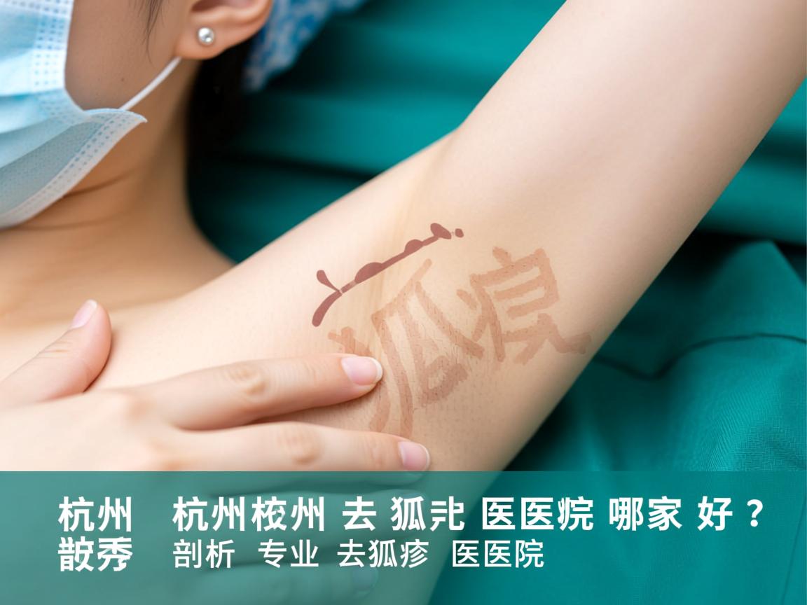 杭州腋秀解析，杭州去狐臭医院哪家好？深度剖析杭州专业去狐臭医院