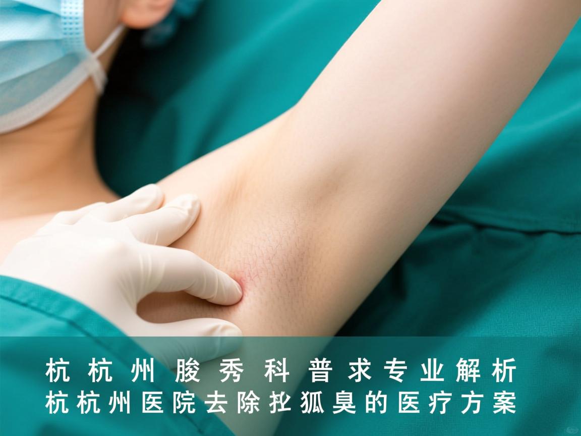 杭州腋秀科普,专业解析杭州医院去除狐臭的医疗方案 杭州腋秀科普,专业解析杭州医院去除狐臭的医疗方案