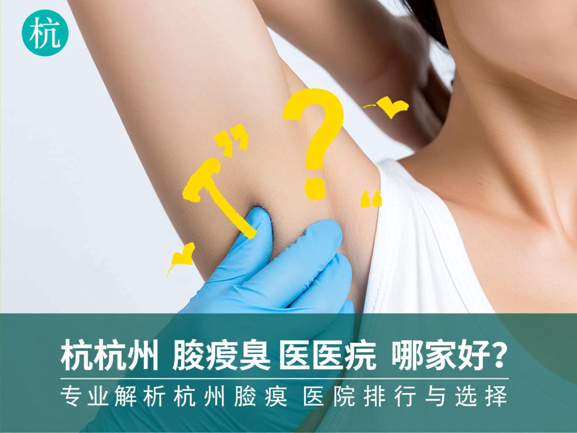 杭州腋臭医院哪家好？专业解析杭州腋臭医院排行与选择