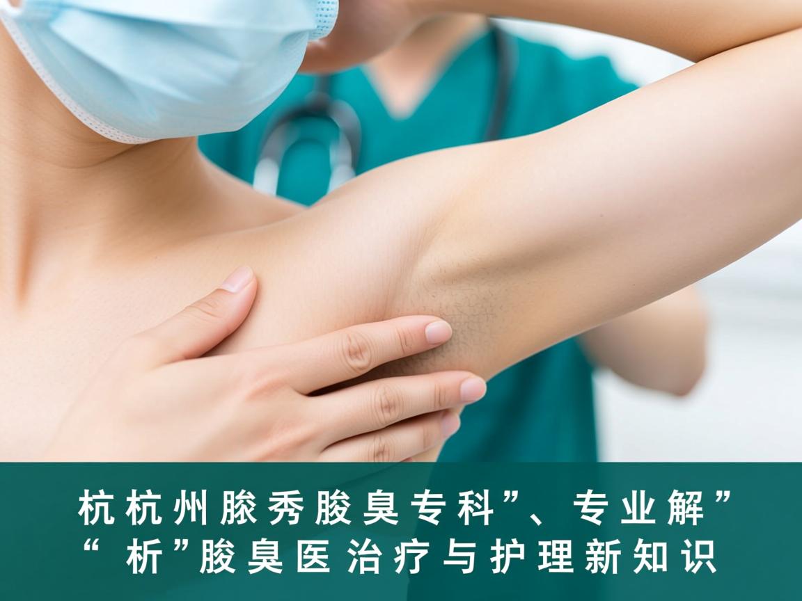 杭州腋秀腋臭专科，专业解析腋臭治疗与护理新知识